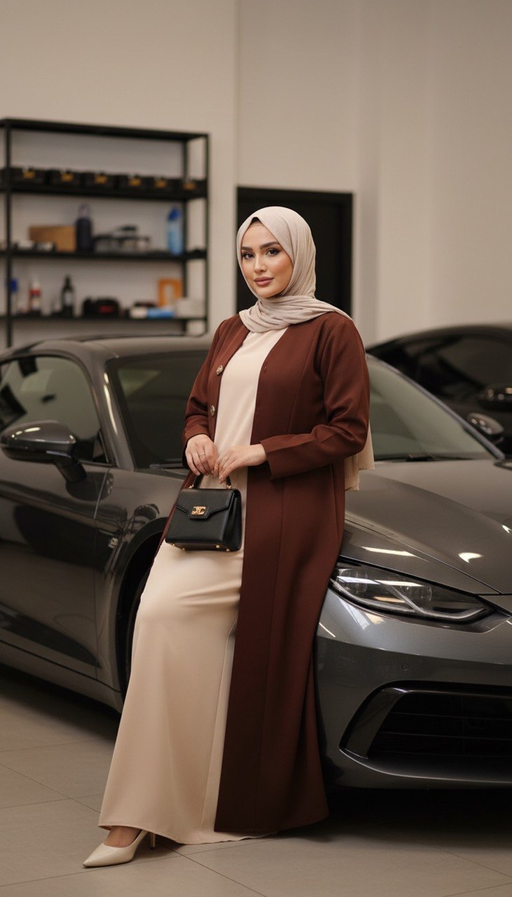 عباية كلاسيك من قطعتين